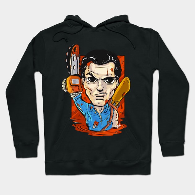 Pop Culture Caricature #22 - Ash Hoodie by yazgar